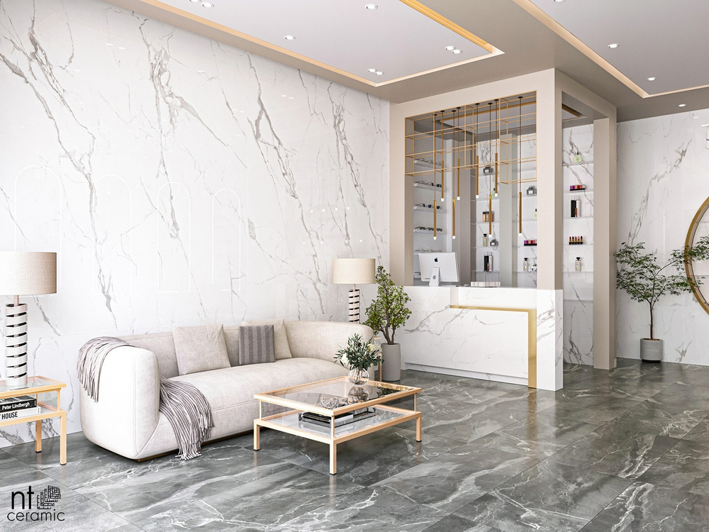 NT Ceramic Atlas Home Marble White 120x280