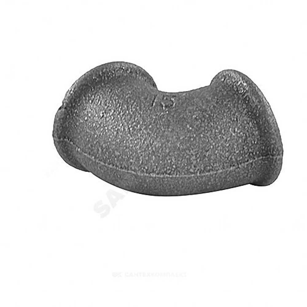 Угольник проходной чугун Ду 15 (1/2") ВР/ВР Fittex