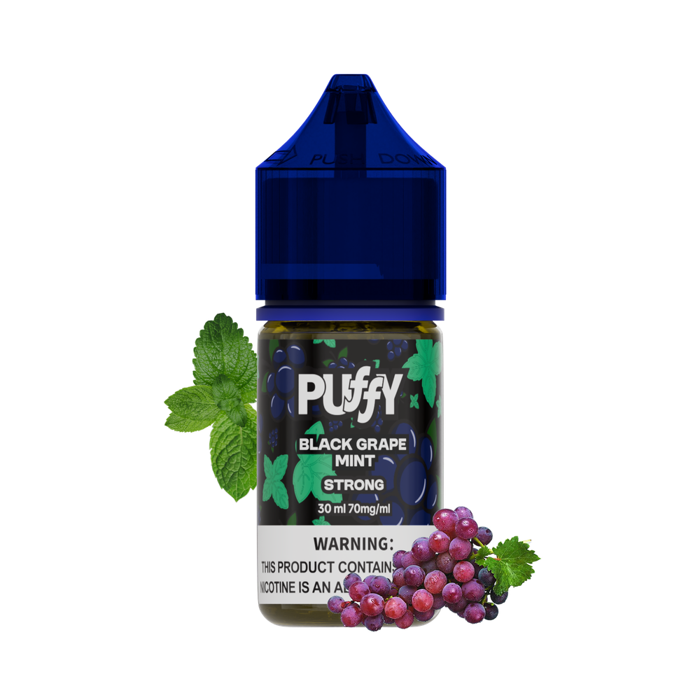 PUFFY STRONG 7% (Black Grape Mint) 30ml