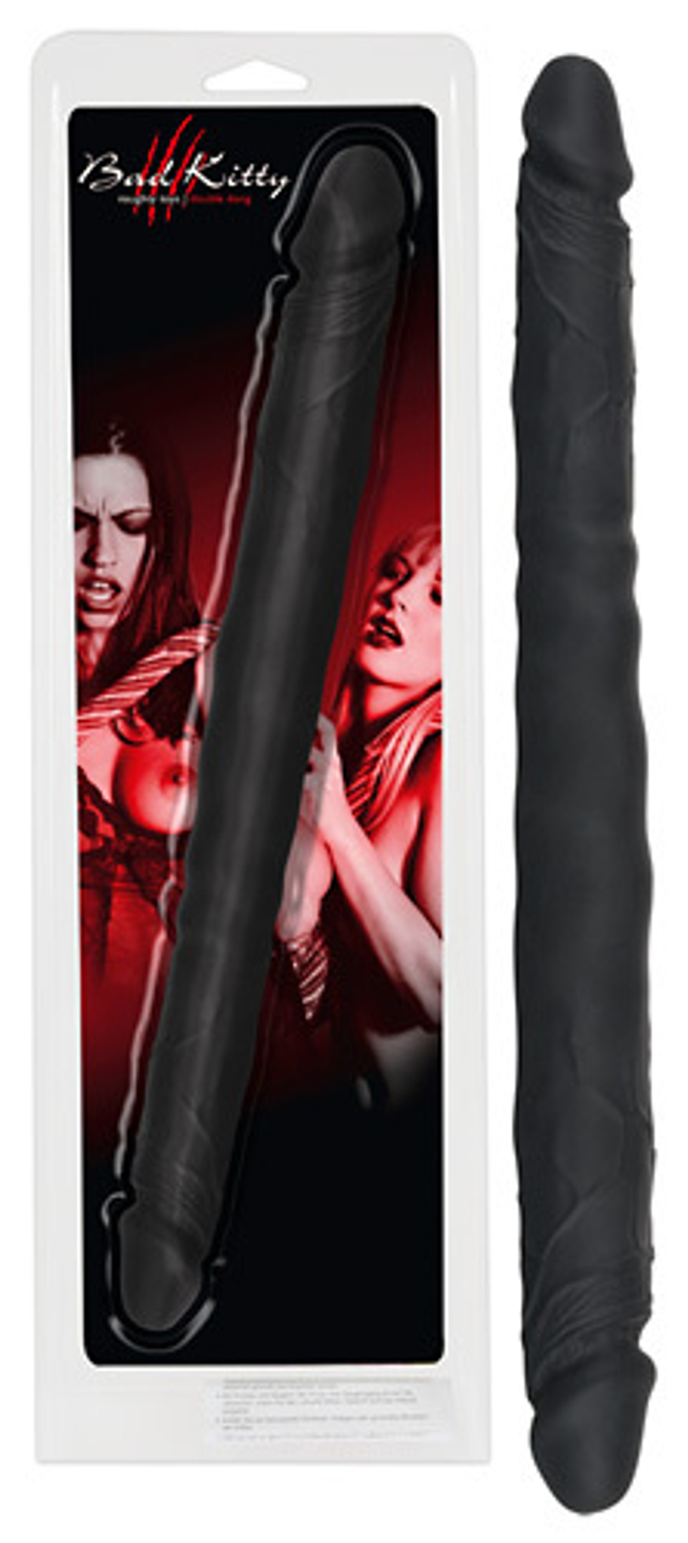 Фаллоимитатор двухголовый Double Dong Black