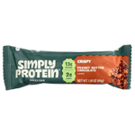 Simply Protein, хрустящие батончики-снеки, с арахисовой пастой и шоколадом, 8 батончиков по 40 г (1,41 унции)