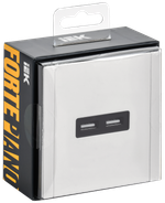 FORTE&PIANO Розетка USB A+A 3,1А FP249M металл белый IEK