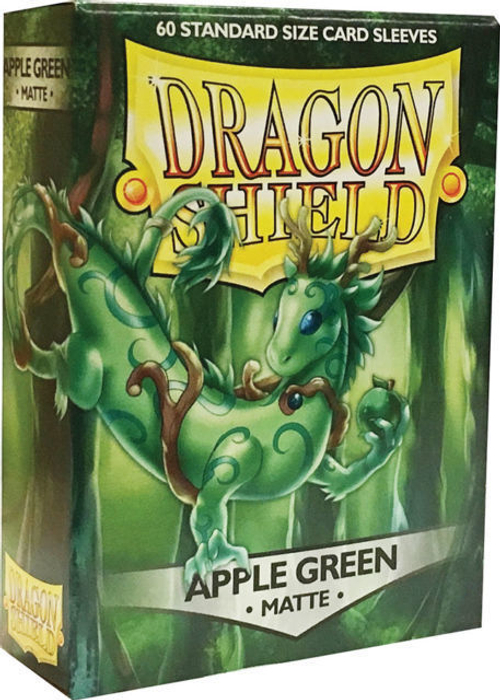 Dragon Shield - Зелёное яблоко матовые протекторы 60 штук