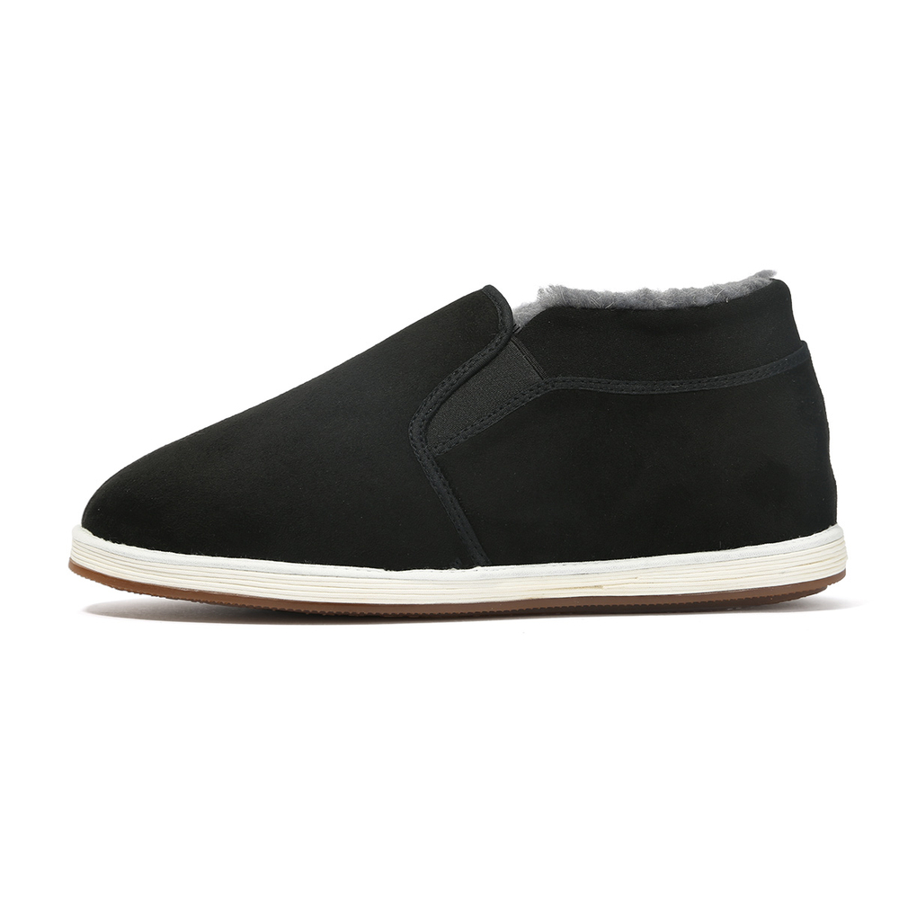 LAOMEIHUA Fabric Casual Shoes Men"s Black