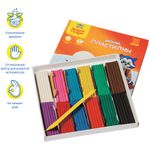 Пластилин 12 цветов Мульти-Пульти Енот на Аляске, 180гр, со стеком, картон.упак.