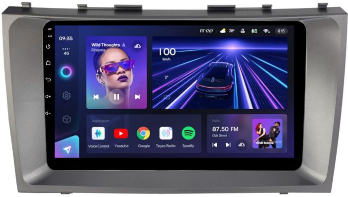 Магнитола для Toyota Camry 40 2006-2011 - Teyes CC3L на Android 10, CarPlay, 4G SIM-слот