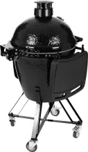 Керамический угольный гриль Primo Round Large All-In-One, 47 см, с ножками и столиками