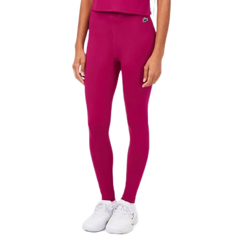 Женские леггинсы Lacoste Ultra Dry Stretch Sport - fuchsia pink