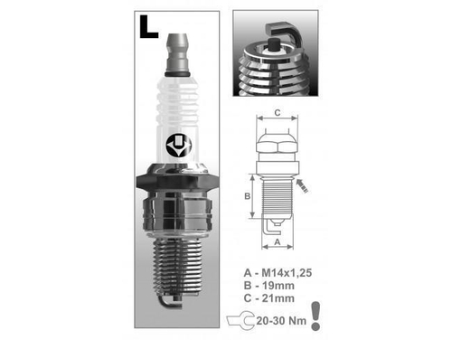 Свечи BRISK Classic 3302 дв.406 (4шт) Чехия CLASIC / 1318 / L17 /