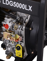 Электрогенератор дизельный LDG 5000LX Huter