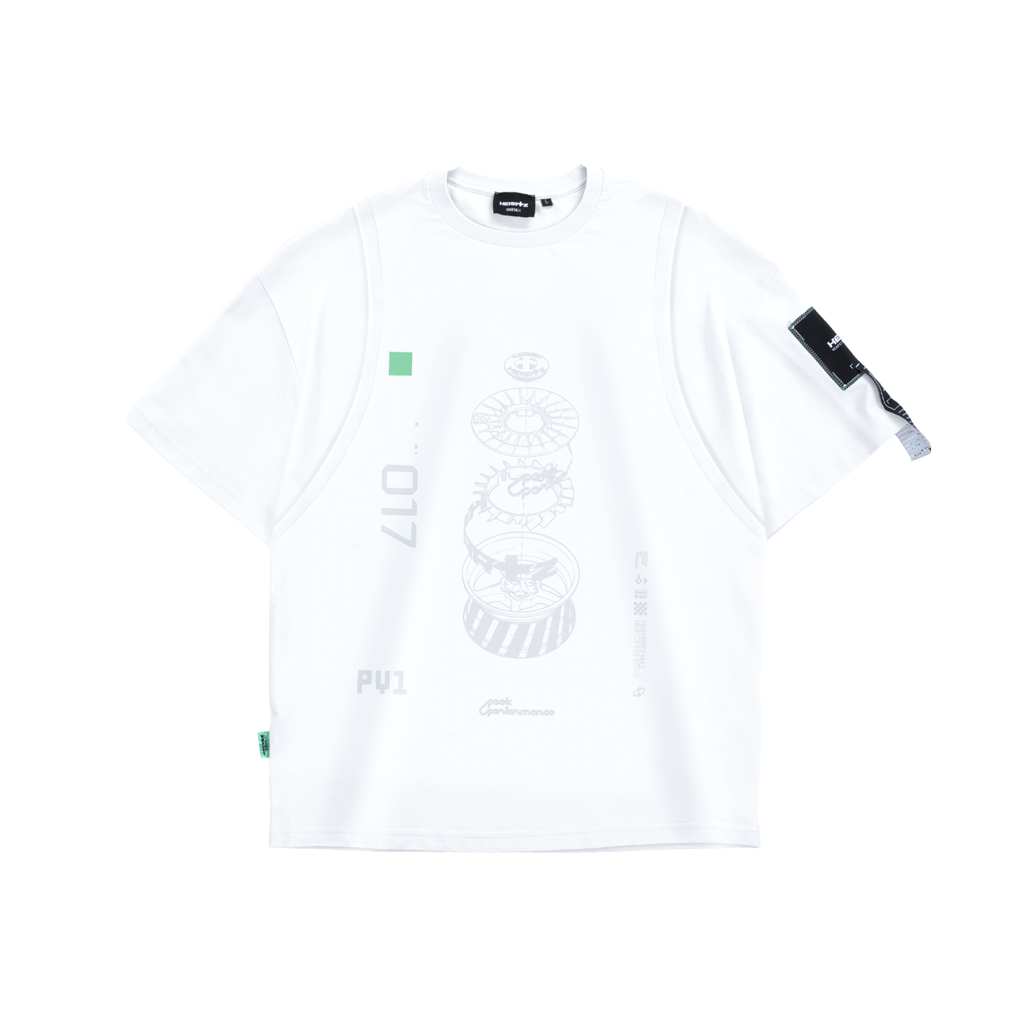 «Turbofan» Layered Snow T-Shirt