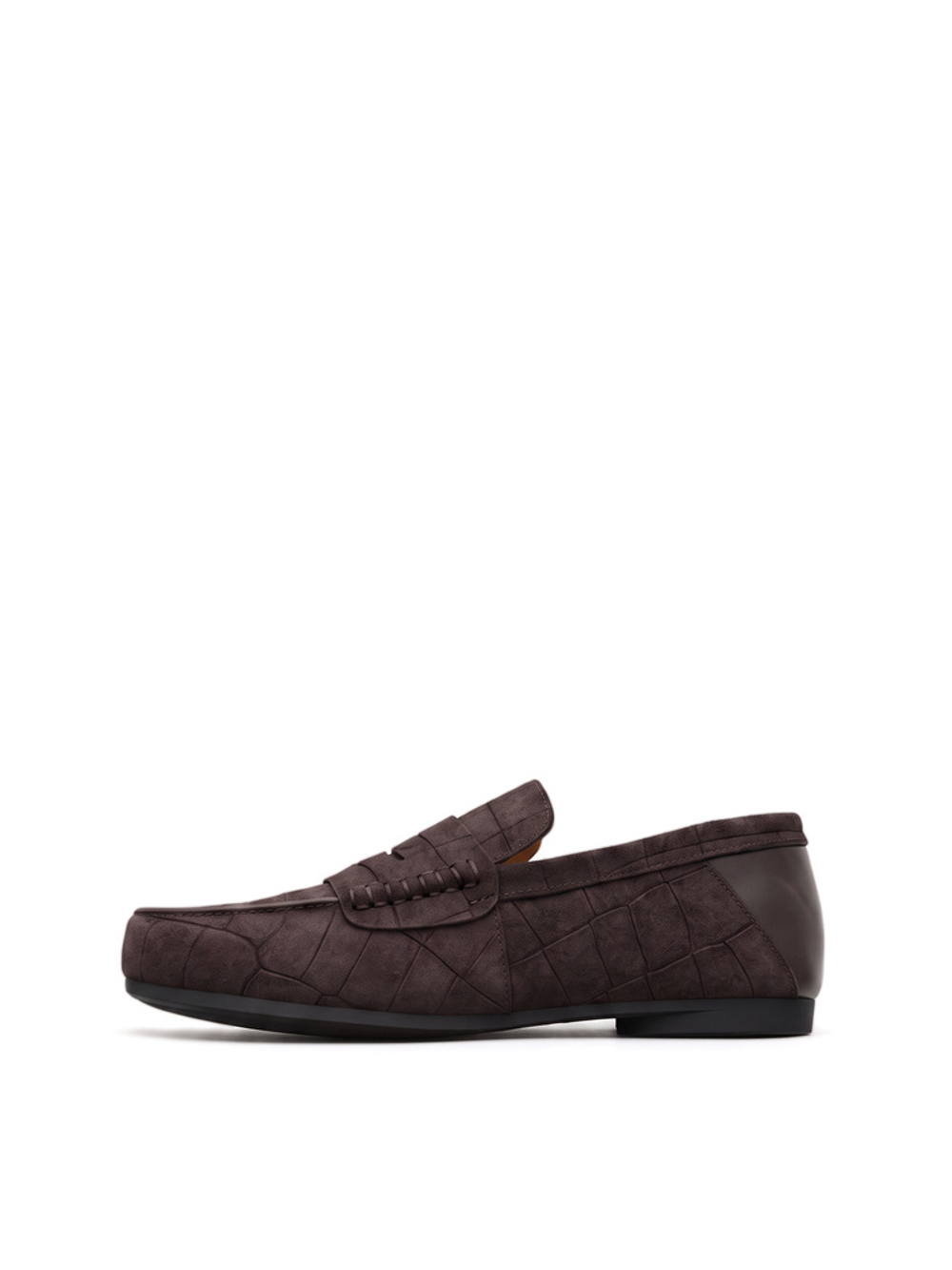 loafer croco mocha