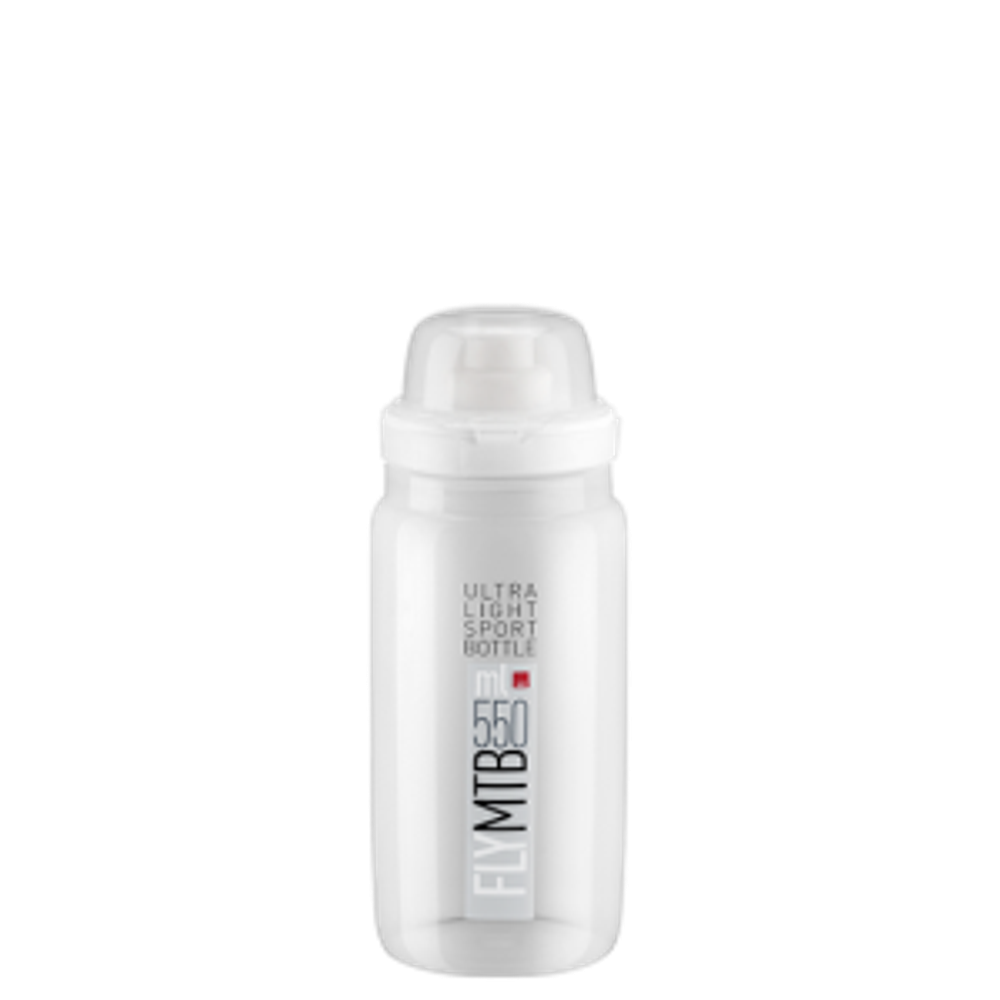 Фляга Elite, 550 мл Fly MTB, прозрачный, защитный колпачок EL01604310