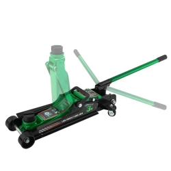 Домкрат подкатной гидравлический низкопрофильный с поворотной ручкой 3т RockFORCE RF-T825010+1