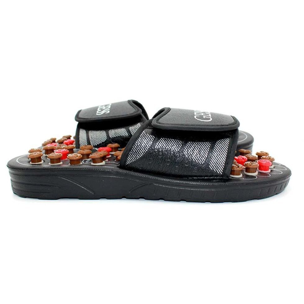 Массажные тапочки uFoot (L 42-43), массаж стоп, акупунктурный массаж, регулировка по ширине, GESS
