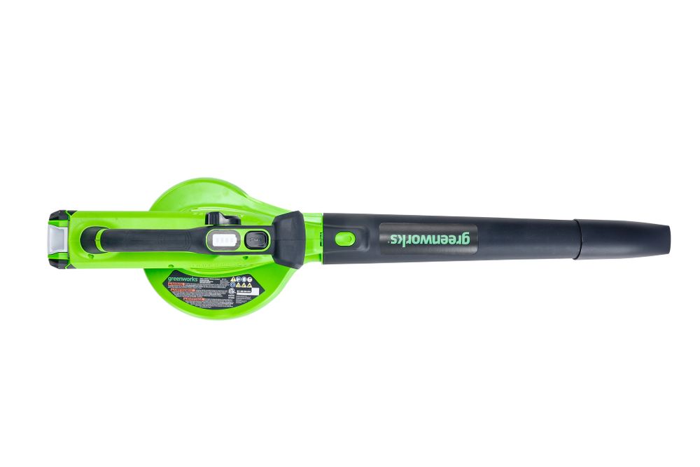 Аккумуляторный воздуходув пылесос Greenworks GD40BVK8, (2406907UH) ,40v, АКБ 8 А·ч и ЗУ