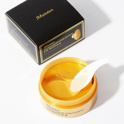 JMSolution Eye Patch Golden Cocoon Home Esthetic Патчи для гла гидрогелевые с протеинами кокона золотого шелкопряда, 90 гр (60шт)