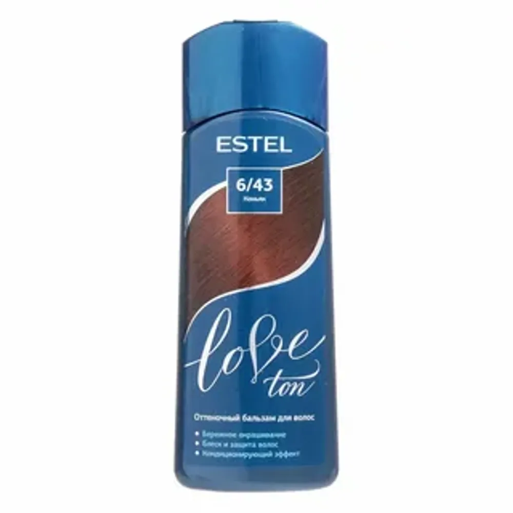 Оттеночный бальзам для волос ESTEL LOVE 6/43 Коньяк 145 мл/20