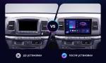 Магнитола для Toyota Mark II 110 2000-2004 (наверх, климат на ШГУ) - Teyes CC4L-DTS монитор 9" IPS, Android 14, Быстрая, Snapdragon 662, CarPlay, 4G SIM-слот