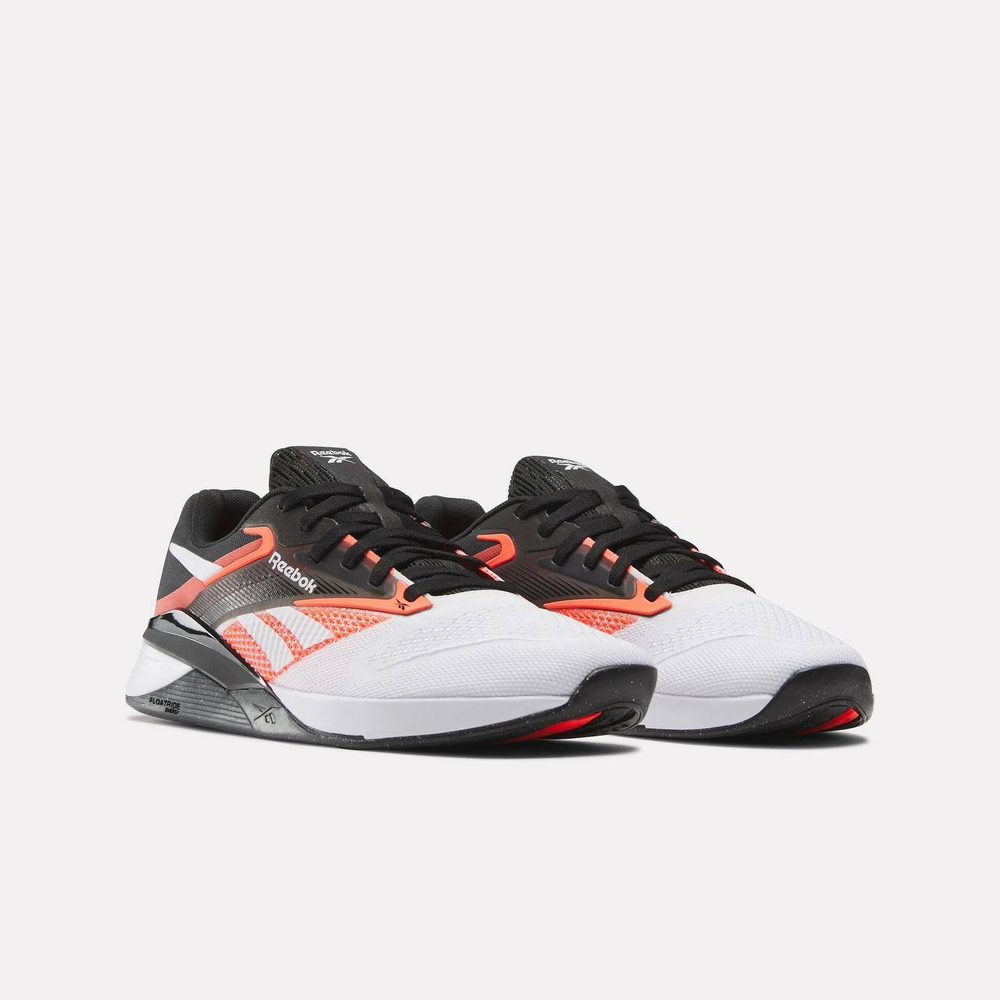 Кроссовки мужские Reebok Nano X4 (Черно-оранжевые)