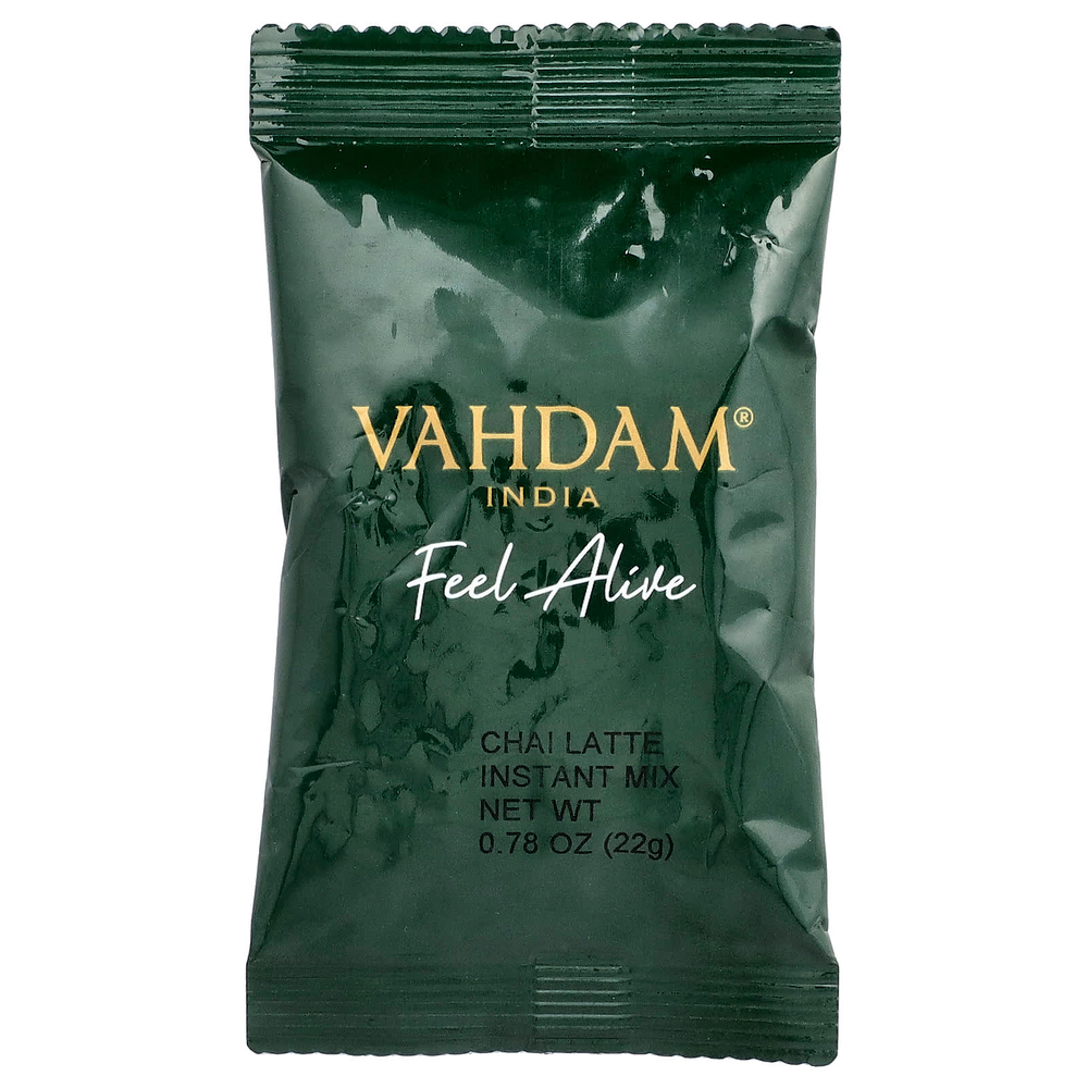 VAHDAM India, растворимая смесь, чай латте, 10 пакетиков, 220 г