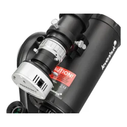 Смарт-телескоп Levenhuk Kelvin Bright STM102 - вид сверху на гид-скоп и камеру Mirrosky
