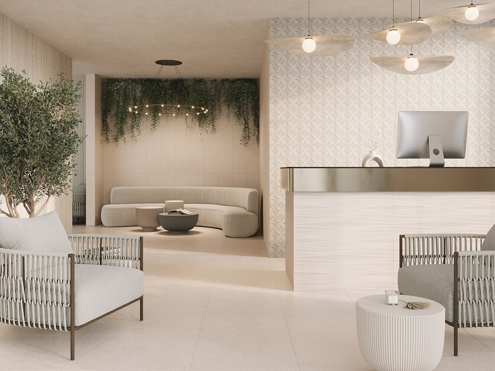Астрид беж верх 01 / Astrid light beige wall 01  300х900 (1-й сорт)