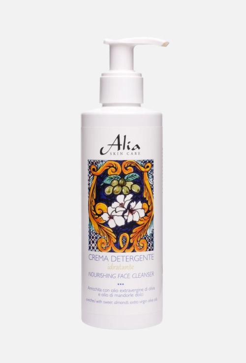 Alia Skin Care Очищающий крем для лица с маслами миндаля и оливы-Nourishing face cleanser,200 мл