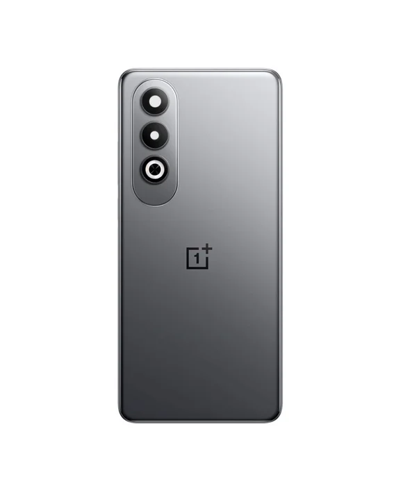 Задняя крышка для OnePlus Nord CE 4 черная (Dark Сhrome) со стеклом камеры