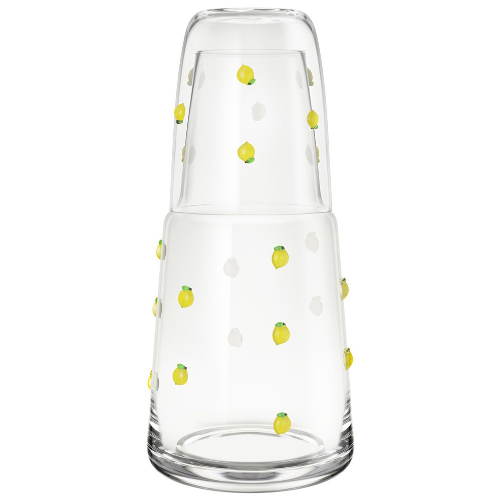 ГРАФИН С КРЫШКОЙ-СТАКАНОМ "FRUITY LEMON" 890/330 МЛ