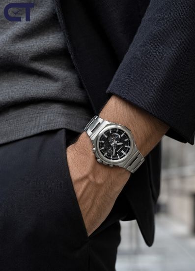 CASIO GST-B1000D-1ADR G-SHOCK мужские наручные часы — компактная G-STEEL со стальным браслетом, Tough Solar и Bluetooth