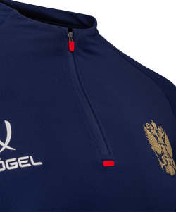 Джемпер тренировочный NATIONAL PerFormDRY Training Zip Top, темно-синий