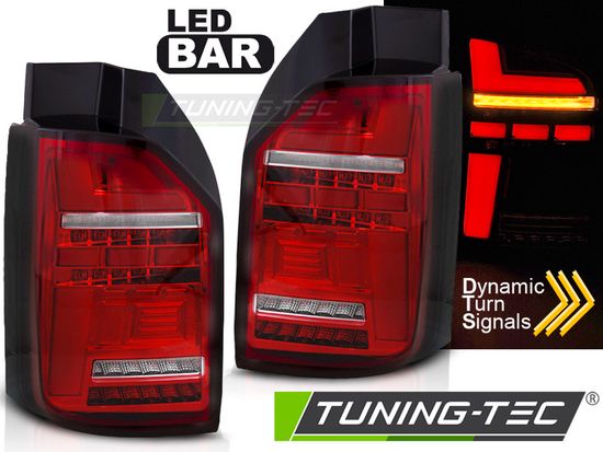 Фонари LED BAR RED WHITE SEQ для VW T6/T6.1