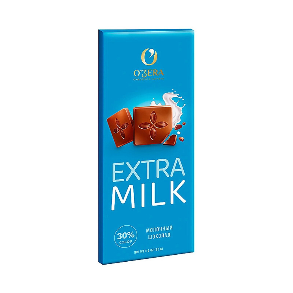Шоколад молочный OZera. Extra milk 90 г