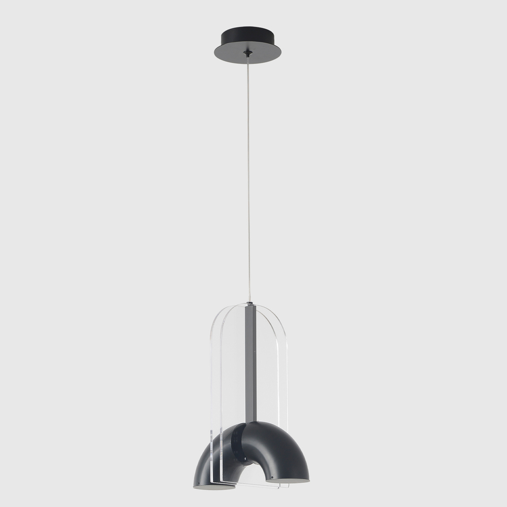 Подвесной светодиодный светильник Crystal Lux ELEMENT SP12W LED BLACK