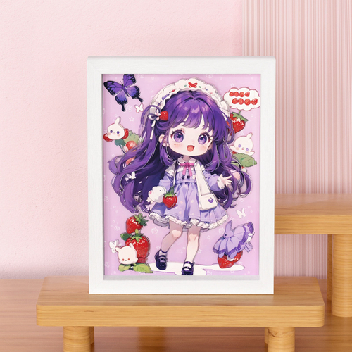 Декоративная 3D картинка, Sweet blueberries