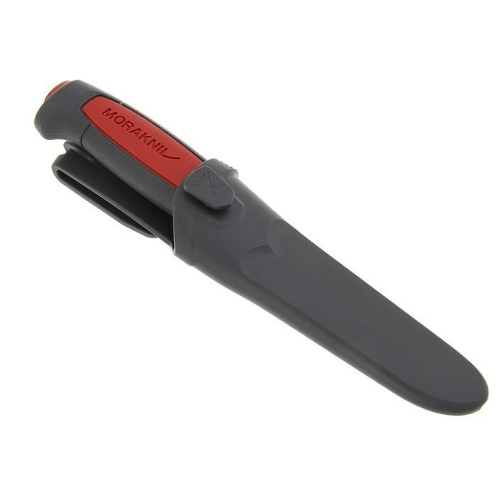 Нож Morakniv Pro C, углеродистая сталь, черный/бордовый