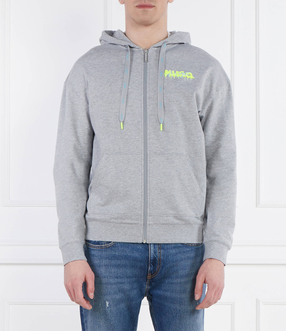 Худи Logo Jacket Hood Hugo Bodywear - серый(50514981)