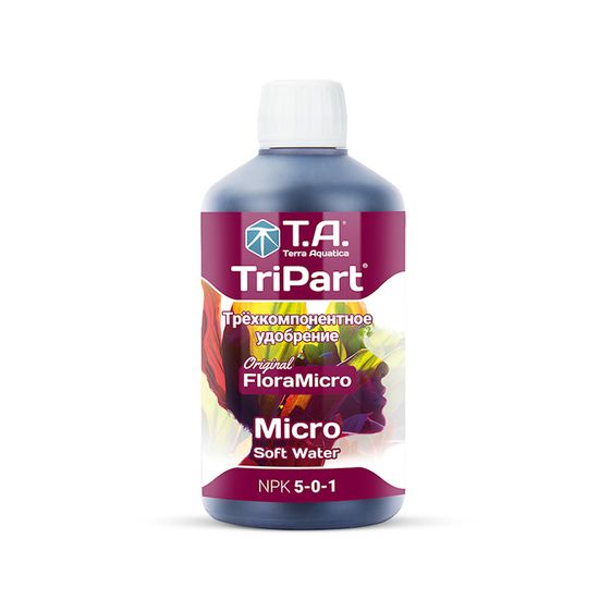 Удобрение минеральное для мягкой воды Terra Aquatica TriPart Micro SW 0,5 л