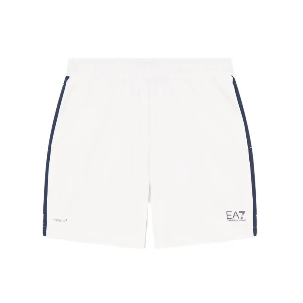 Мужские теннисные шорты EA7 Man Woven - white