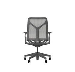 Кресло Herman Miller Cosm, средняя спинка, цвет Carbon, регулируемые подлокотники