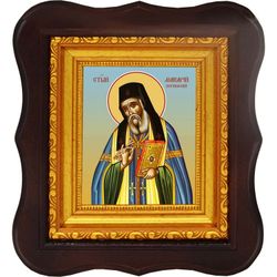Макарий митрополит Коринфский, преподобный святитель. Икона на холсте.