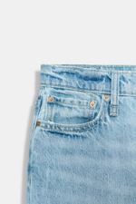 Z1975 УКОРОЧЕННЫЕ ДЖИНСЫ С СРЕДНЕЙ ЛИНИЕЙ ТАЛИИ - ZARA