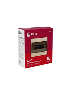 Щит ЩРН-П-10 IP41 светлое дерево PROxima EKF pb40-n-10-light