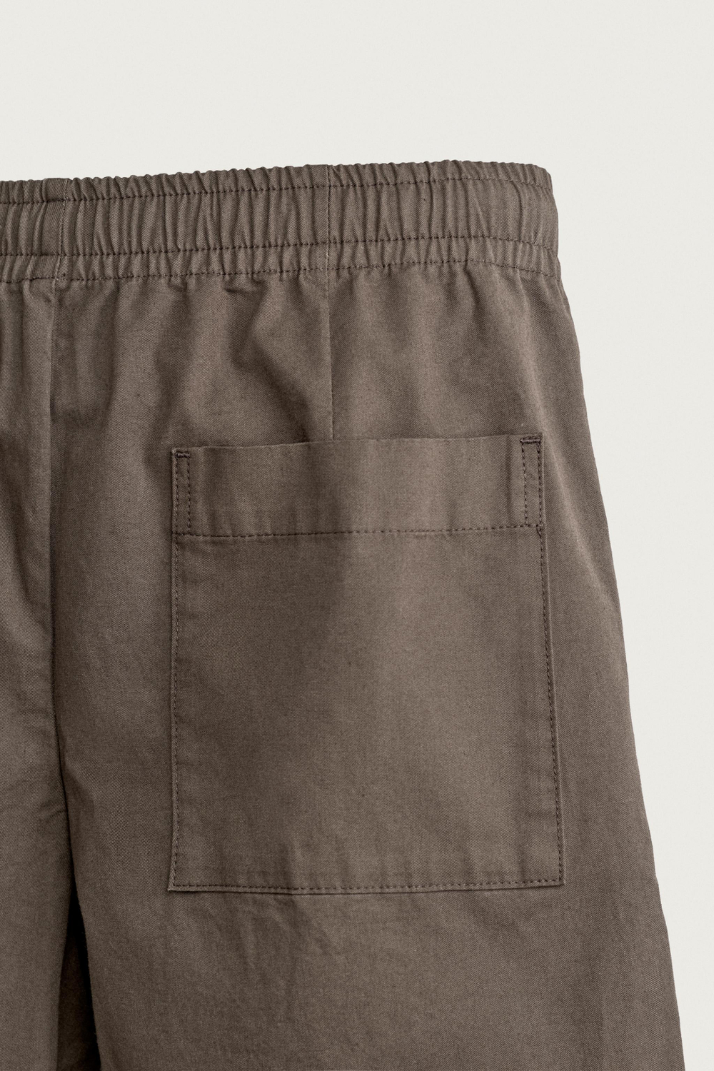БРЮКИ BARREL FIT ИЗ ХЛОПКА — ZARA