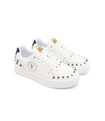 Кожаные кроссовки Versace Jeans Couture - белый(75VA3SKCZP318)