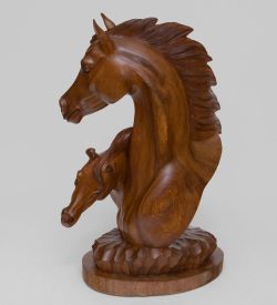 Decor and Gift 18-001 Фигура Лошади «Вместе Навсегда» 52 см о.Бали
