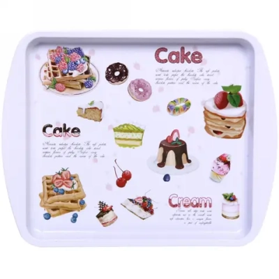 Поднос жестяной «Вкусняшки» 24,5*19,5см