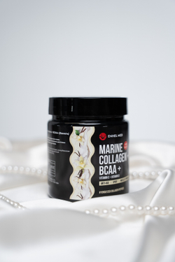 Морской коллаген в порошке «Ваниль» с аминокислотами Enhel Med (MARINE COLLAGEN BCCA)
