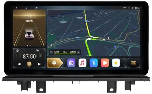 Магнитола для BMW X1 (F48) 2015-2017 NBT - Kuberg монитор 10.25" в стиле Audi на Android 12, Быстрая, CarPlay, 4G SIM-слот
